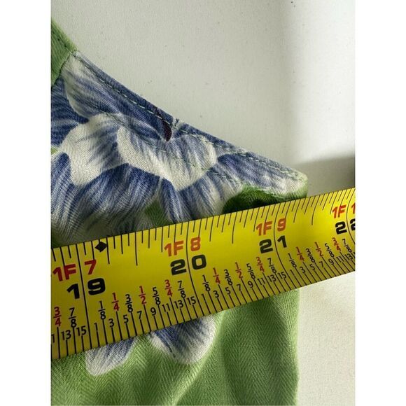 Original Island Sport Romantic Hawaiian Dress Button Down Sleeveless Size 16 - Picture 10 of 14